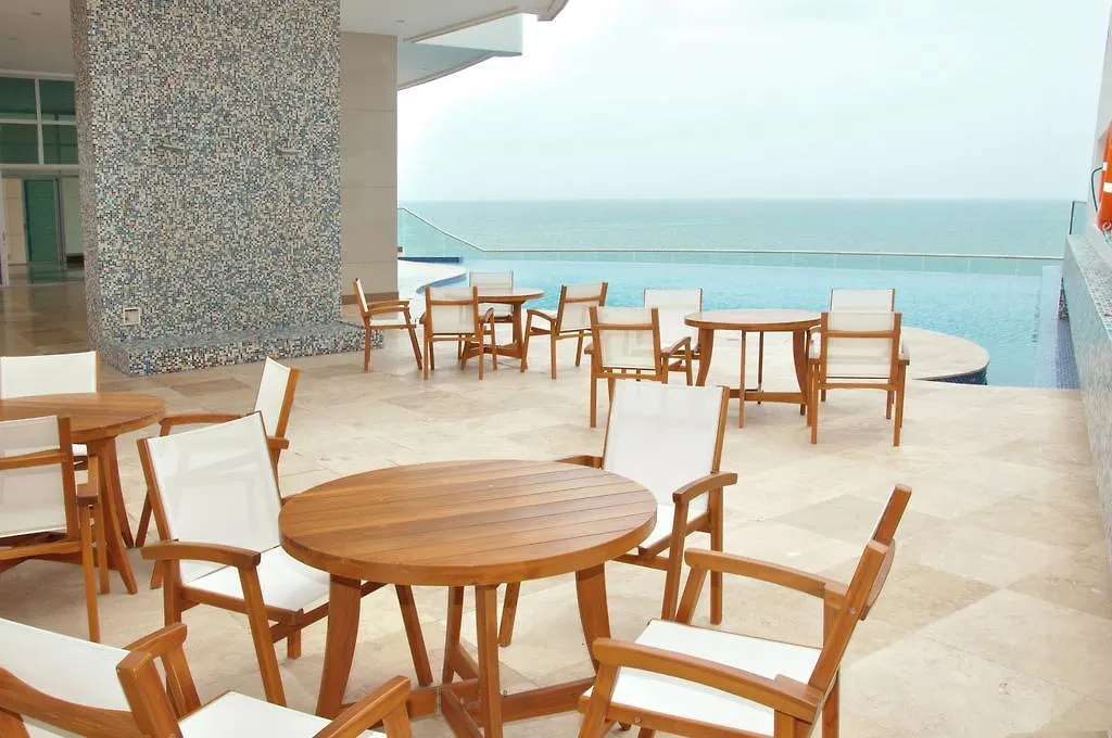 Ocean Front Palmetto Eliptic Apartment Cartagena