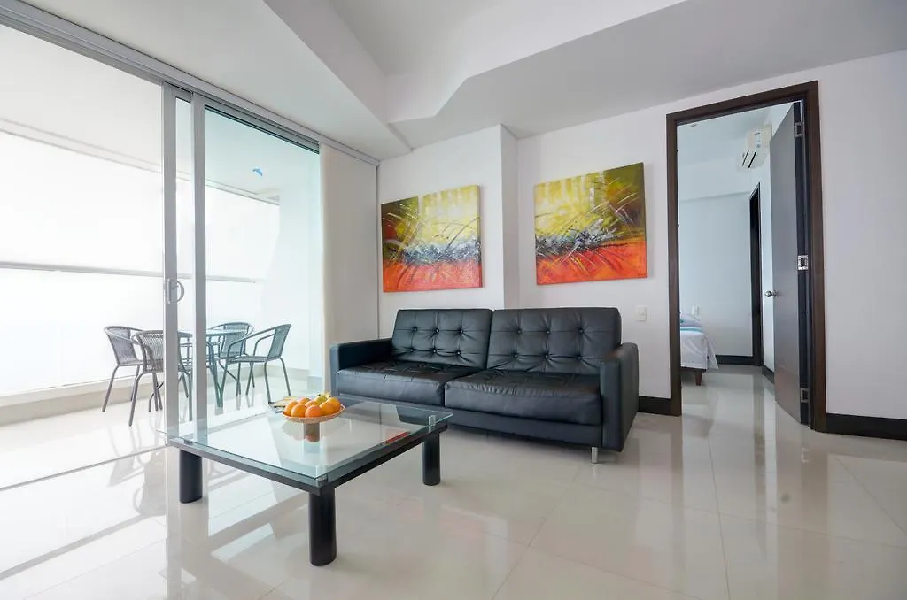 Ocean Front Palmetto Eliptic Apartment Cartagena