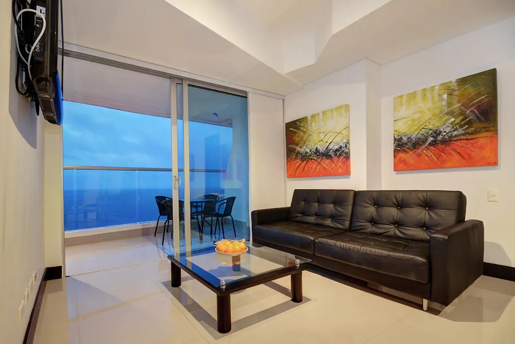 Ocean Front Palmetto Eliptic Apartment Cartagena Colombia