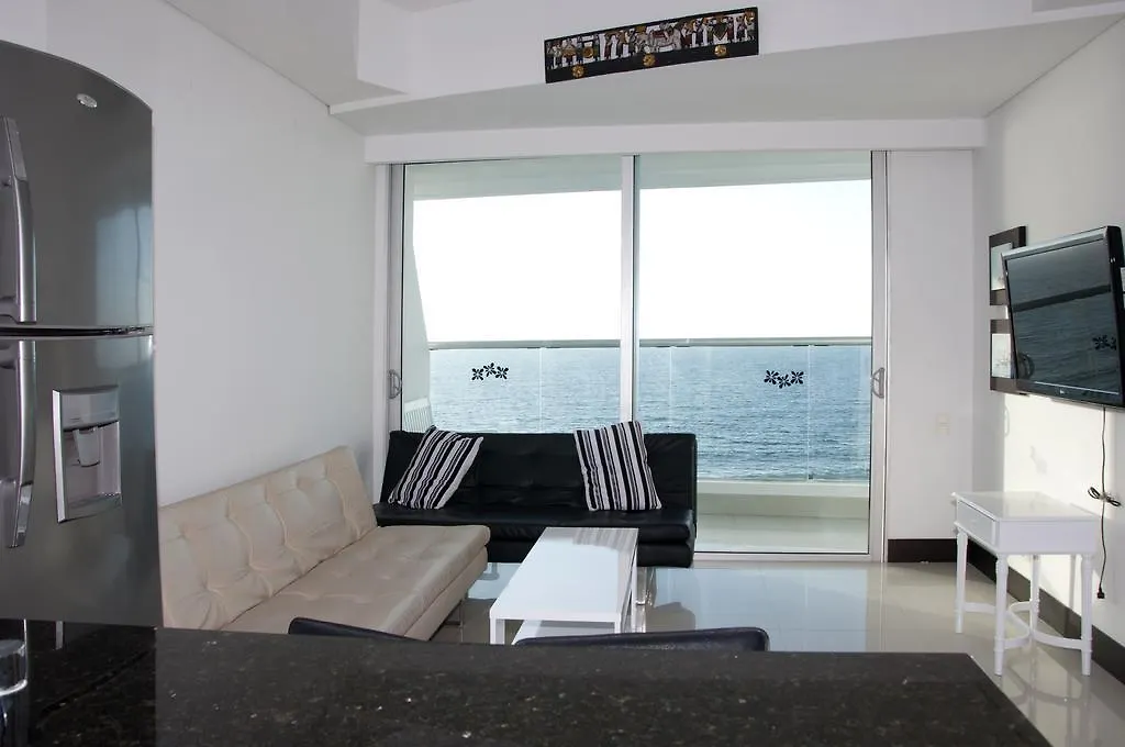 Ocean Front Palmetto Eliptic Apartment Cartagena