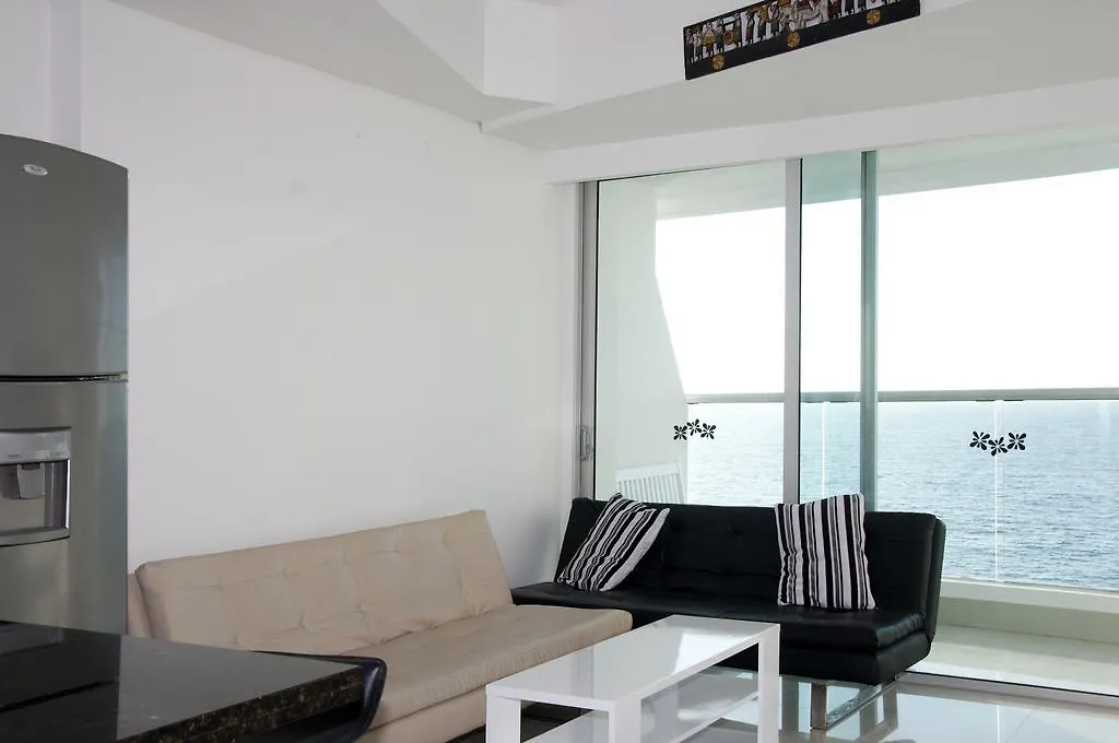 Ocean Front Palmetto Eliptic Apartment Cartagena