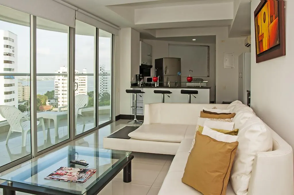 Ocean Front Palmetto Eliptic Apartment Cartagena