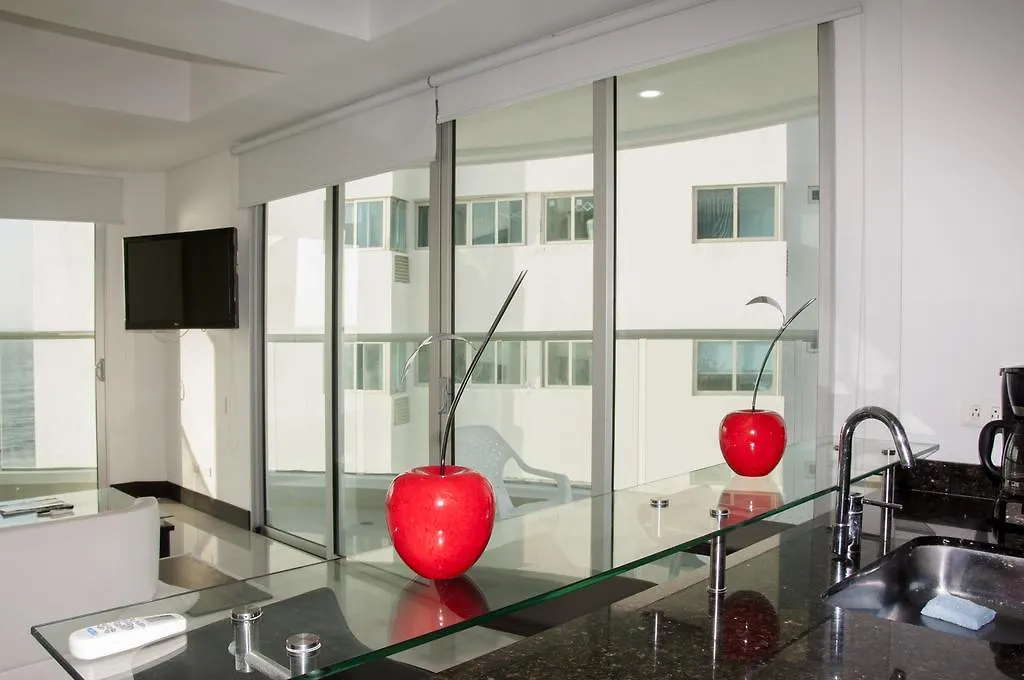 Ocean Front Palmetto Eliptic Apartment Cartagena 0*,
