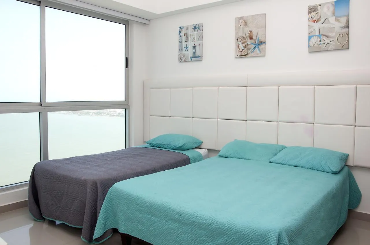 Ocean Front Palmetto Eliptic Apartment Cartagena